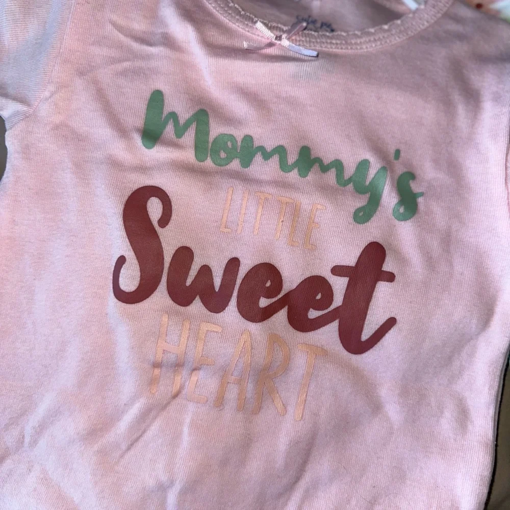 2 NWT Pj Pajamas Set Bundle New 4T Toddler Girl Jammies Girly 4
